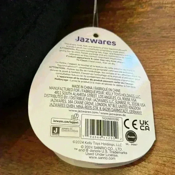 Squishmallows Original Sanrio Badtz Maru 8 Inch Hello Kitty - Picture 5 of 9